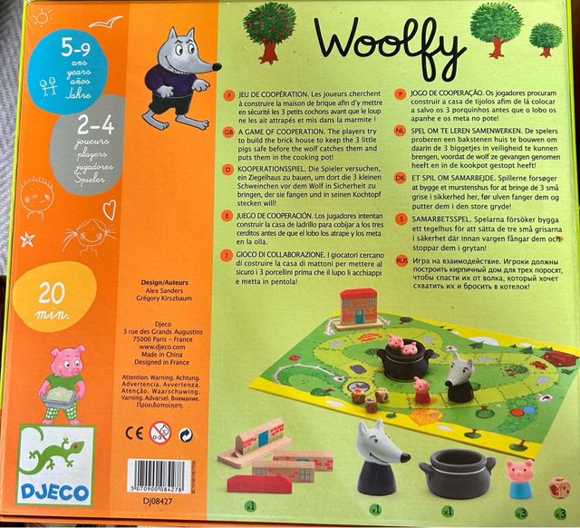 Juego de mesa Woolfy Djeco