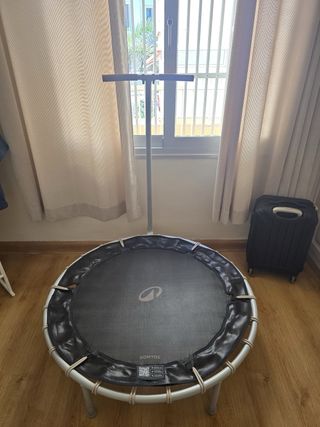 Trampolín Fitness Domys con Barra