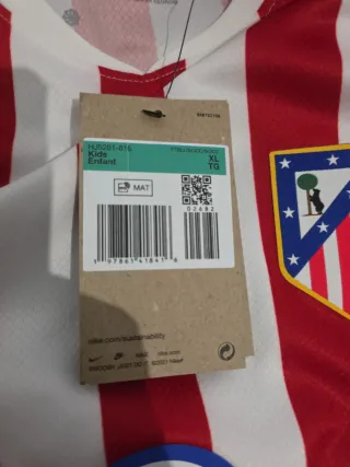 Camiseta Atlético de Madrid Nike Talla XL DE NIÑO