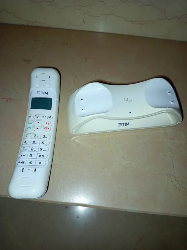 Telefono Cordless Tim Smile Bianco