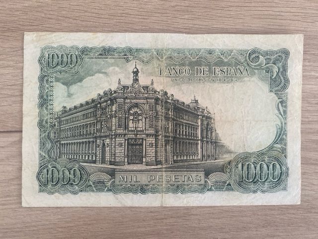 Billete 1000 pesetas Banco de España 1971