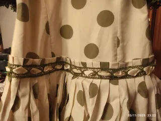 Traje Flamenca Talla 40 Beige/Verde