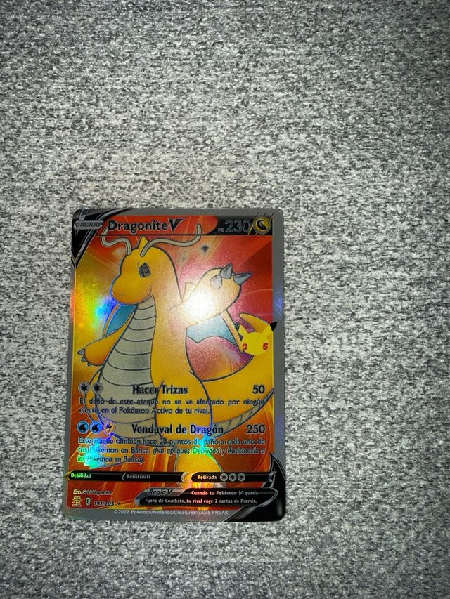 3 Cartas Pokémon Decidueye y Dragonite