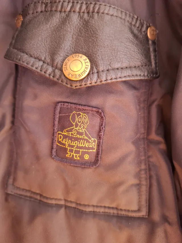 Giubbotto RefrigiWear ragazzo nero/grigio