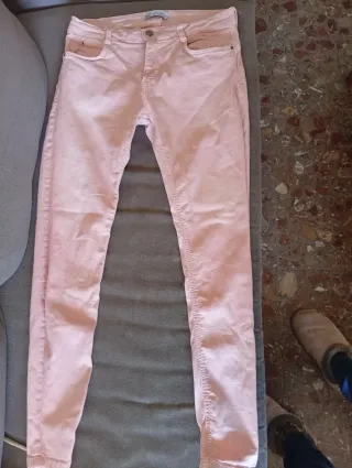 Pantalón Bershka Rosa Talla 42