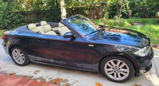 BMW Serie 1 cabrio tapiceria piel blanca