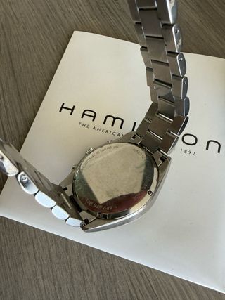 Reloj Hamilton Cronógrafo Negro/Plata
