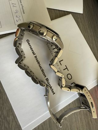 Reloj Hamilton Cronógrafo Negro/Plata