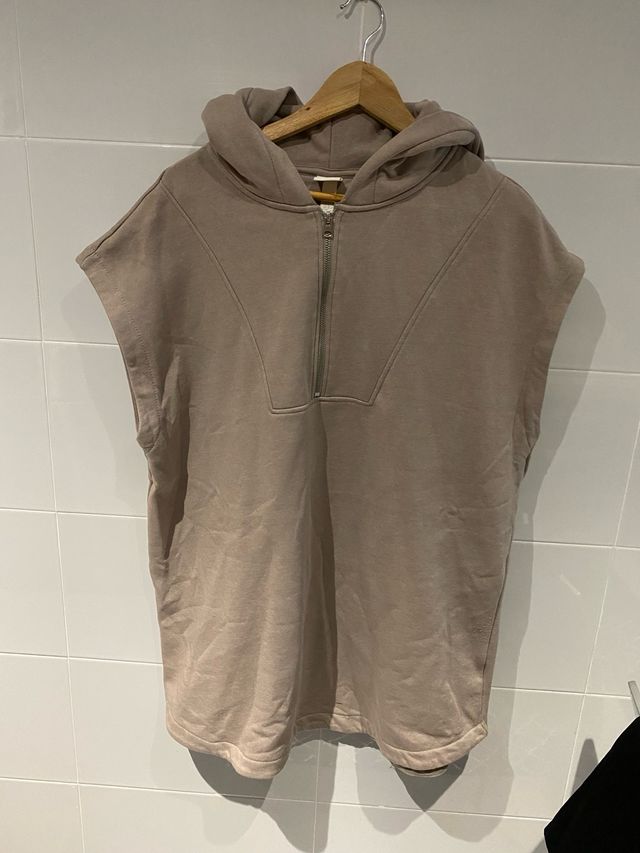 Sudadera sin mangas H&M beige