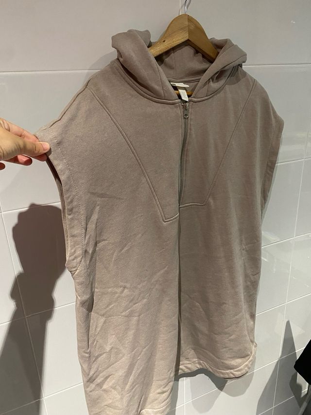 Sudadera sin mangas H&M beige