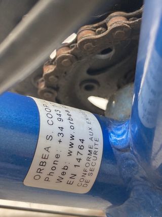 Bicicleta Orbea eXtreme Azul