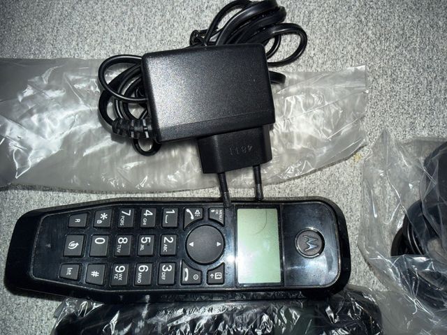 Teléfono Fijo Motorola Casa/Oficina Negro