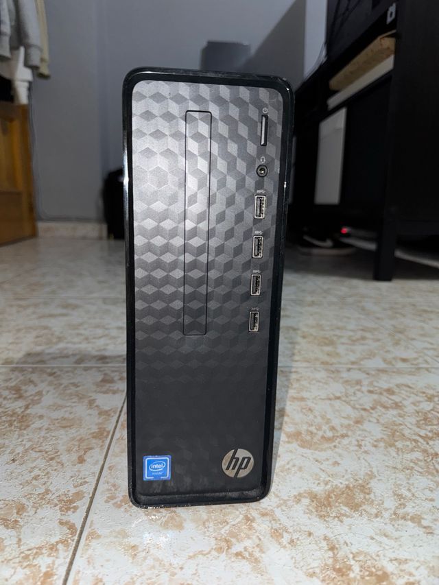 Ordenador Sobremesa HP Negro/Gris