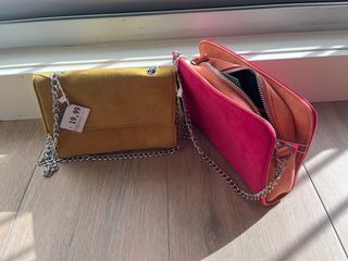 2 Bolsos MaryPaz Cadena Plateada