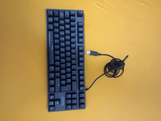 Teclado Gamer Negro USB con Leds