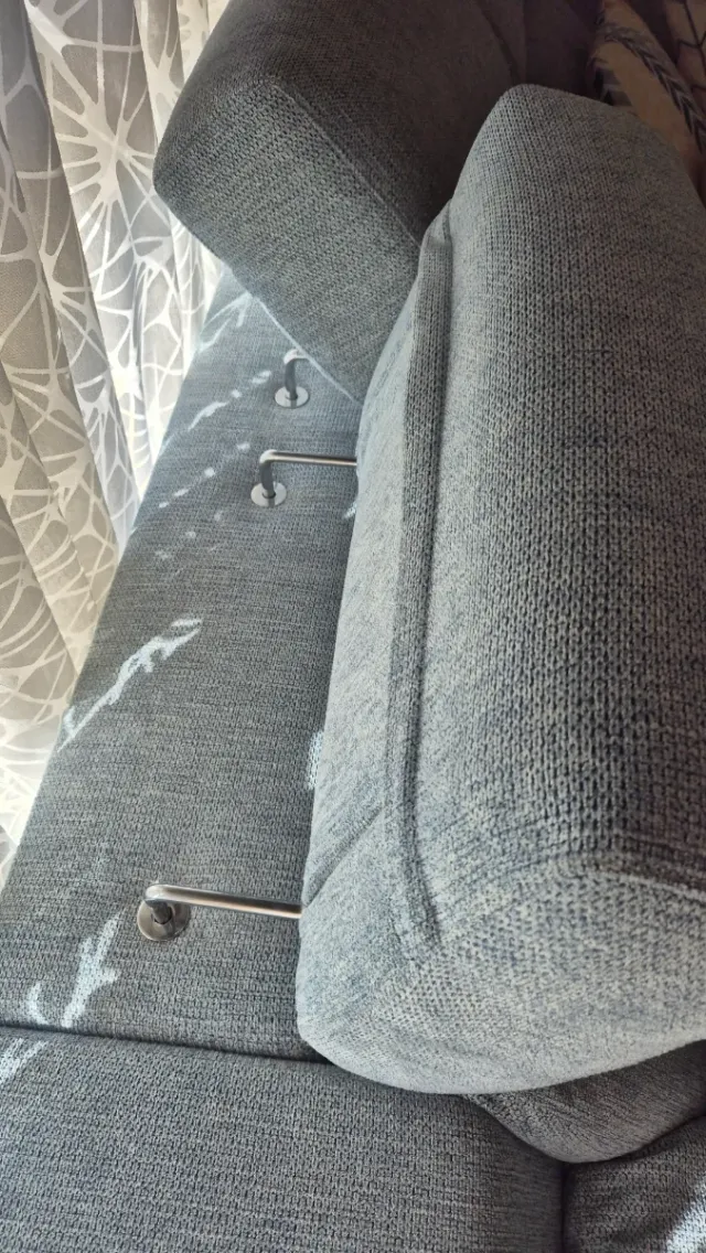 Sofá Chaiselongue color aguamarina hecho en Yecla