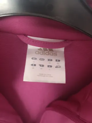 Chaqueta Adidas Rosa con Rayas