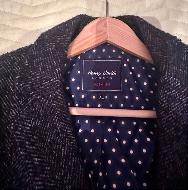 Cappotto elegante lungo da uomo Henry Smith