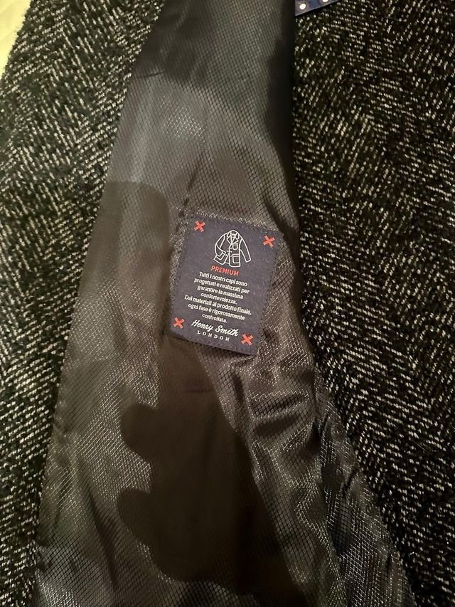 Cappotto elegante lungo da uomo Henry Smith