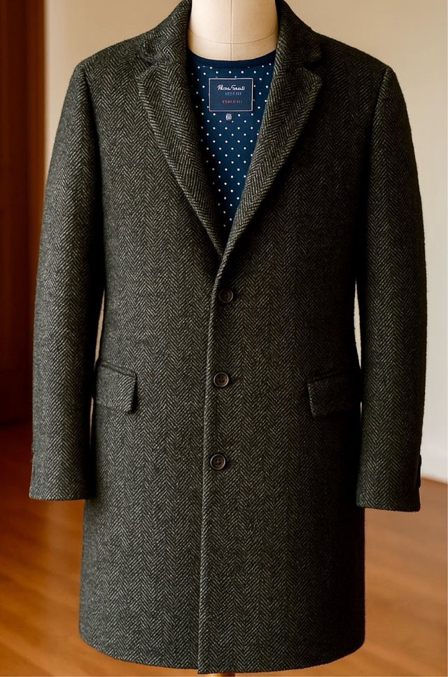 Cappotto elegante lungo da uomo Henry Smith