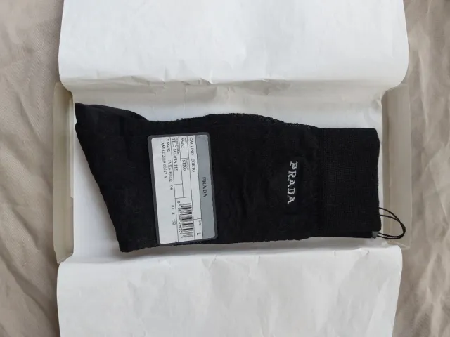 Prada Calcetines Encaje Rosas Talla L