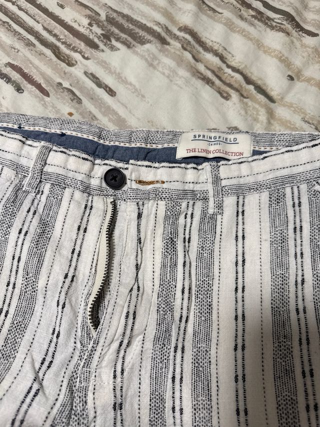 Pantalón corto rayas Springfield