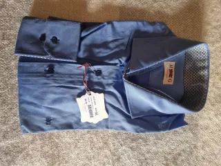 Camisa H&G Vintage Azul Talla XL