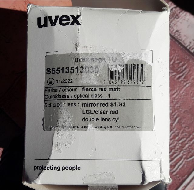 Occhiali Sci Uvex Saga TO Arancioni Rossi