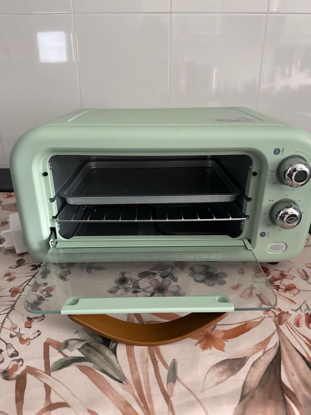 Mini Horno Retro Verde 12L