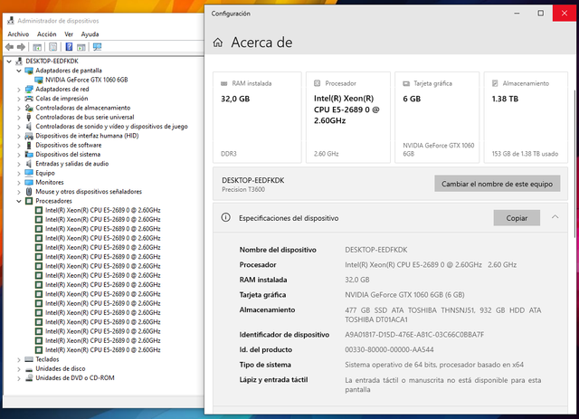 PC Dell + Monitor 27"