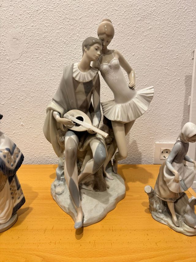 Figura Lladró Bailarina y Músico