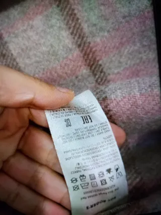 Cappotto Off-White Beige/Rosa