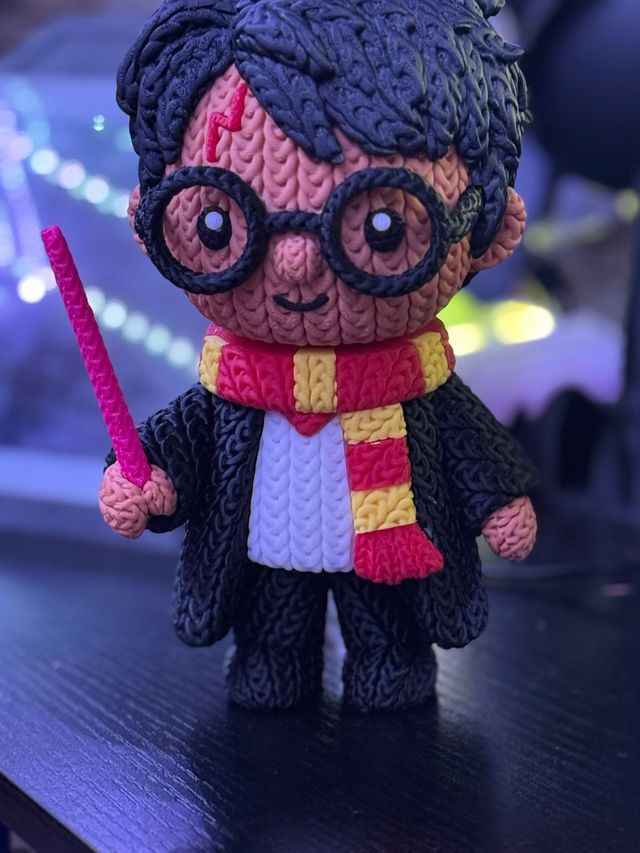 Figura Harry Potter 3D Tejido
