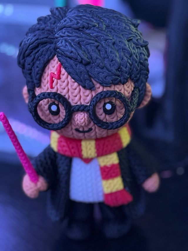 Figura Harry Potter 3D Tejido