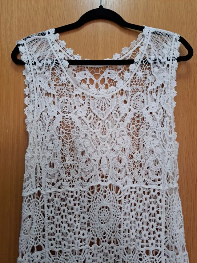 Vestido de crochet verano