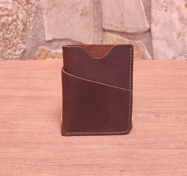 Porta Carte di Credito in Vera Pelle