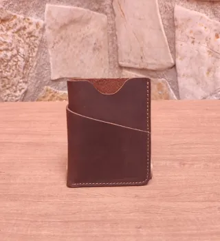 Porta Carte di Credito in Vera Pelle