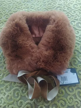 Sciarpa collo pelliccia ecologica