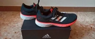 Zapatillas Adidas SL20 Talla 44 Negras y Rosas