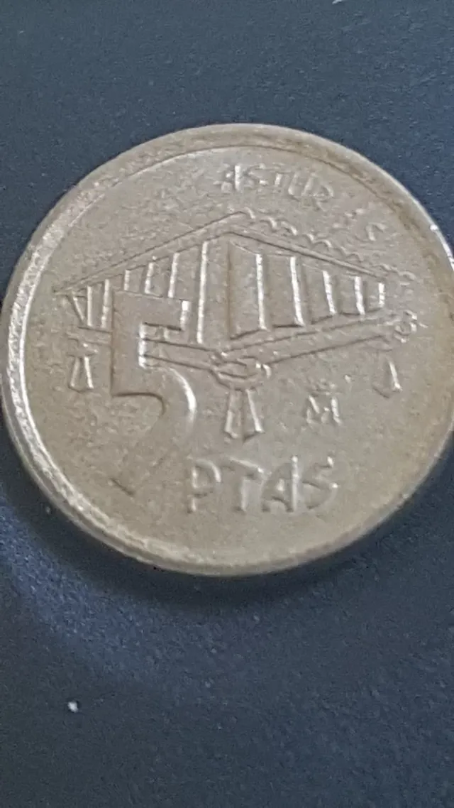 Moneda 5 Pesetas Asturias 1995