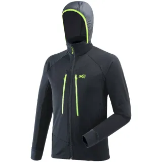 Chaqueta Millet Térmica Impermeable Negra y Verde