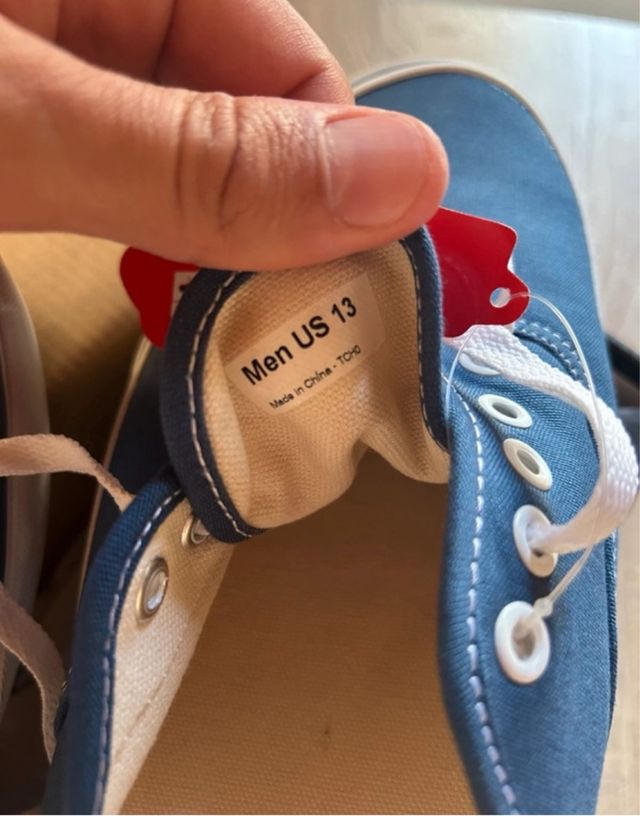 Vans Scarpe Blu Taglia 47 Nuove