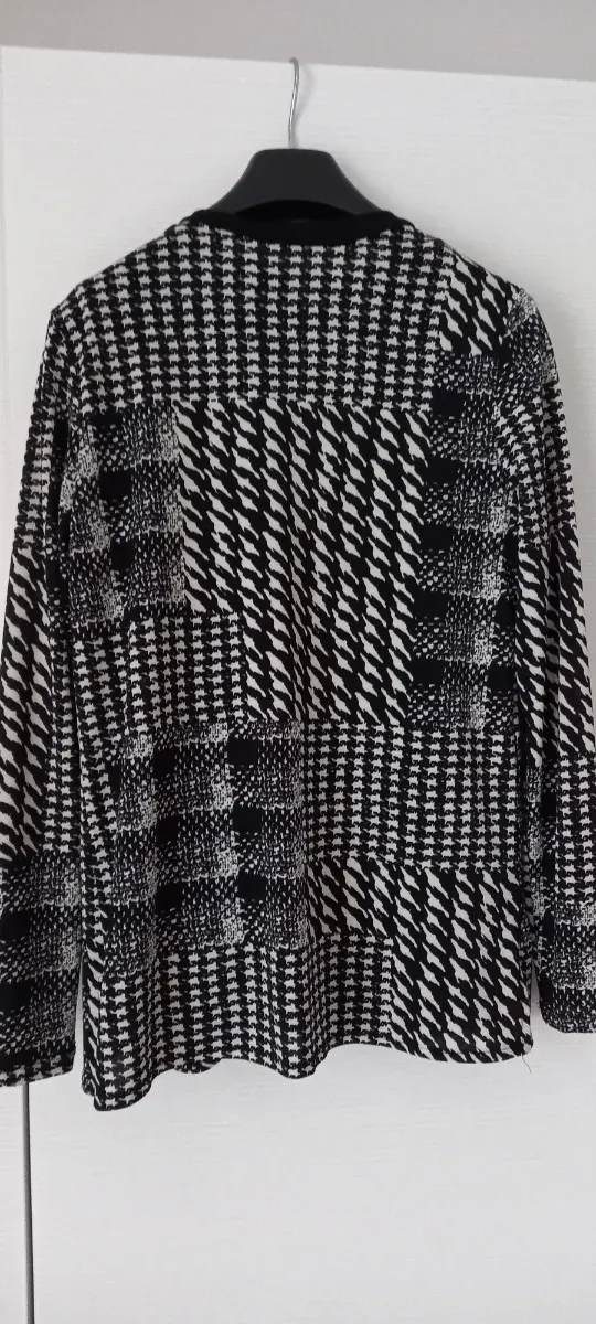 Twin set elegante nero/bianco