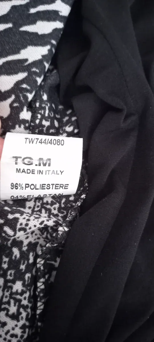 Twin set elegante nero/bianco