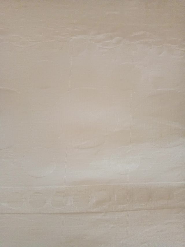 Juego mantel y  servilletas vintage bordado a mano