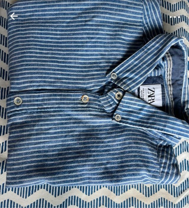 3Camisa Hombre Dockers Talla M Cuadros Marrón y az