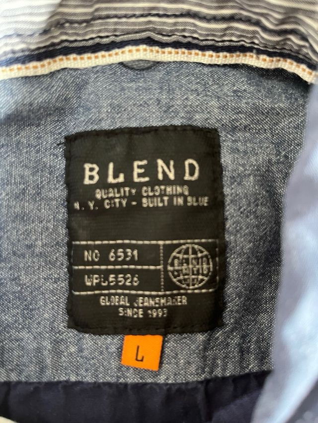 3Camisa Hombre Dockers Talla M Cuadros Marrón y az