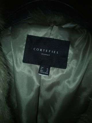 Abrigo Cortefiel señora beige XL