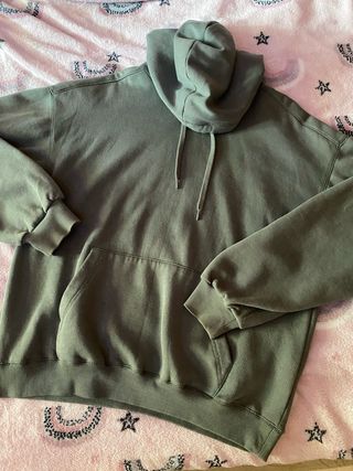 Sudadera con capucha verde