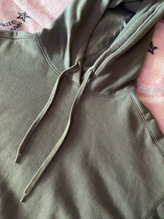 Sudadera con capucha verde